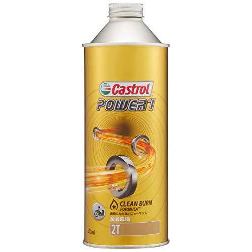 【値下げ】Castrol POWER1 2T 500ml　エンジンオイル 12本 エンジンオイル POWER1 2T 500ml 二輪車2サイクルエンジン用全合成油