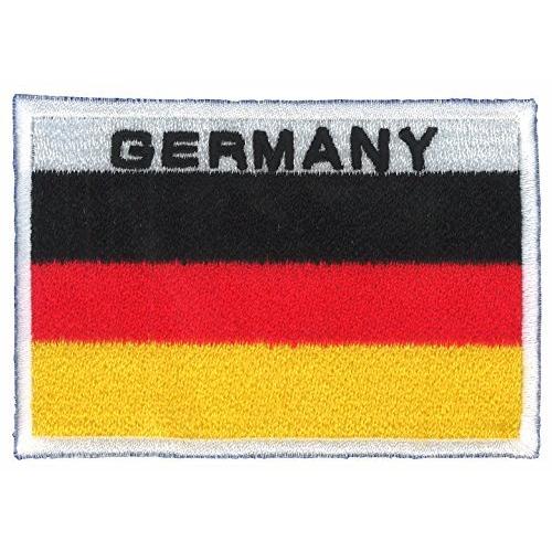 ドイツ GERMANY 国旗 刺繍 ワッペン 接着芯タイプ [ 東洋マーク製作所(Toyo Mark) A-157 ]｜iroiro-abcolor