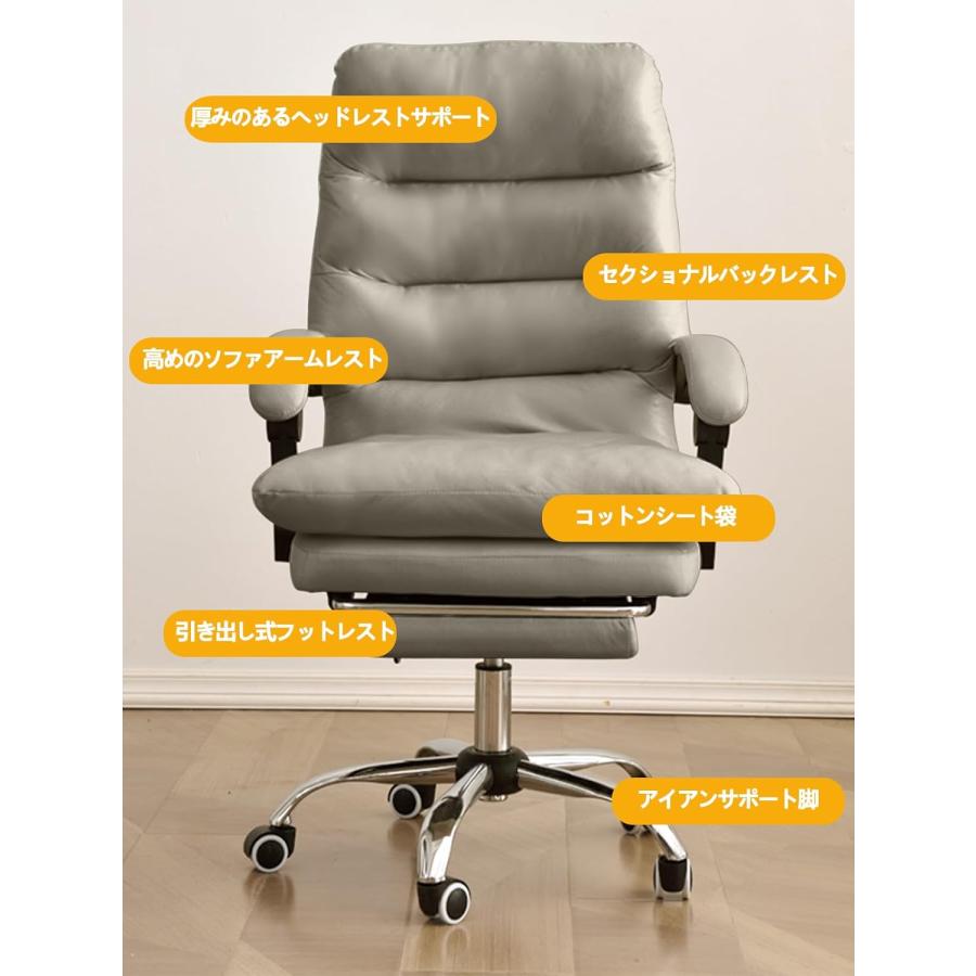 高機能全備オフィスチェア　モールドウレタン　人間工学　ハイバック　チェア　椅子 オフィスチェア 社長椅子 リクライニング ハイバック 人間工学