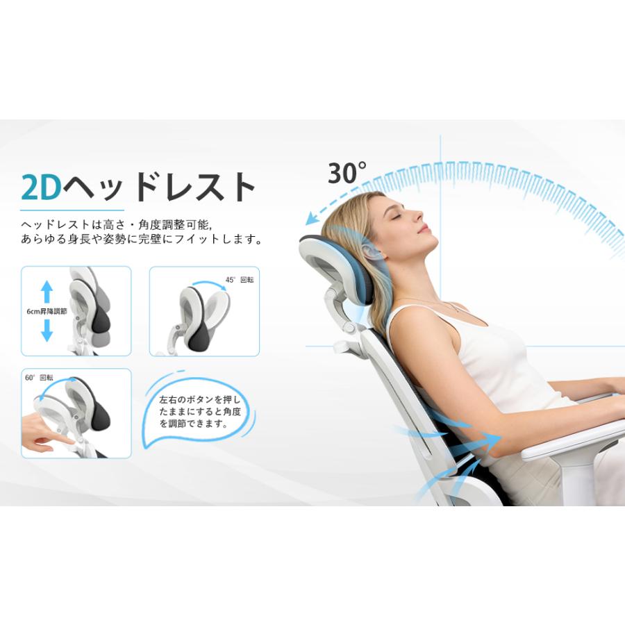オフィスチェア 椅子 デスクチェア 2Dヘッドレスト 腰サポート 在宅ワーク 楽天市場】オフィスチェア 椅子 デスクチェア 疲れない人間工学 跳ね