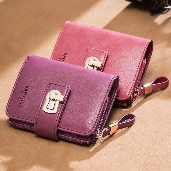 レディース二つ折り財布 人気ブランド財布 牛革本革財布 多機能 大容量小銭入れ レザー財布 Hhy086 いろいろや 通販 Yahoo ショッピング