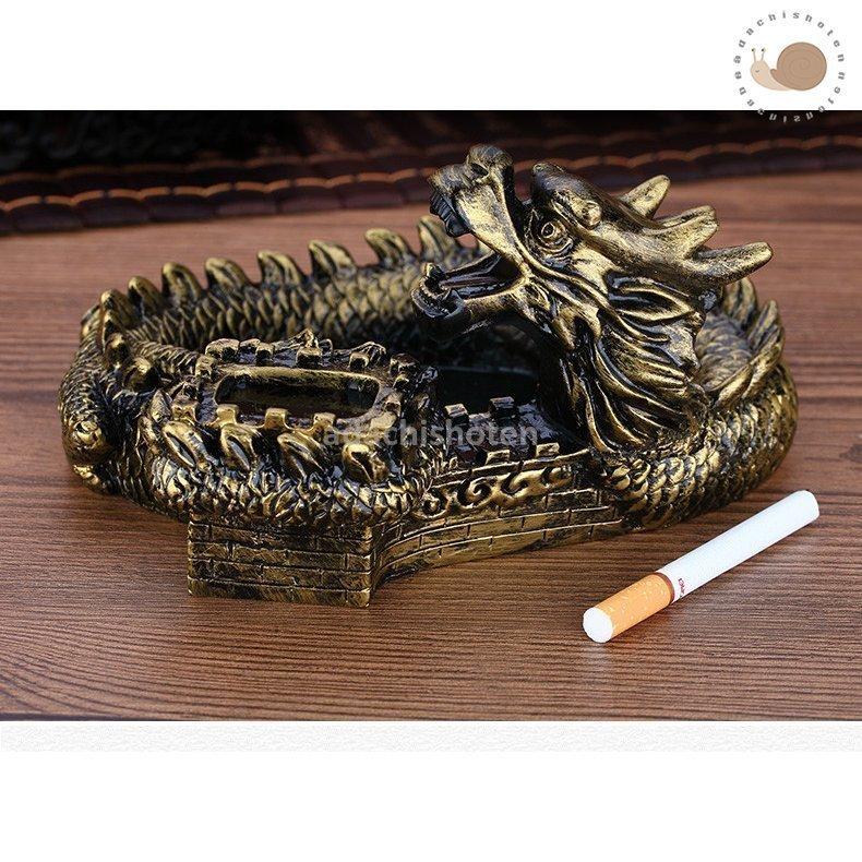 人気デザイナー 灰皿 開運 円形 灰皿 インテリア アンティーク風 ライオン 浄化用 鹿 竜 龍 ドラゴン ギフト 高級 かっこいい おしゃれ 灰皿 カラー 鹿 Www We Job Com