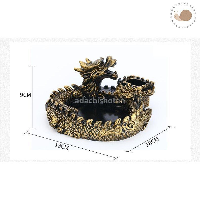 人気デザイナー 灰皿 開運 円形 灰皿 インテリア アンティーク風 ライオン 浄化用 鹿 竜 龍 ドラゴン ギフト 高級 かっこいい おしゃれ 灰皿 カラー 鹿 Www We Job Com
