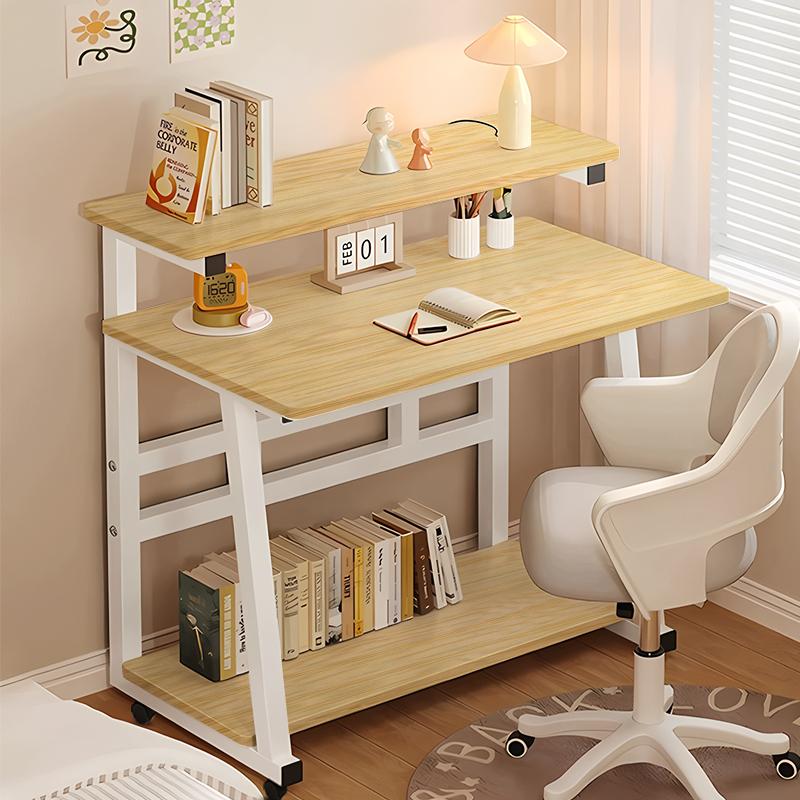 デスク パソコンデスク コンパクト 幅60/80/100cm オフィスデスク 3段