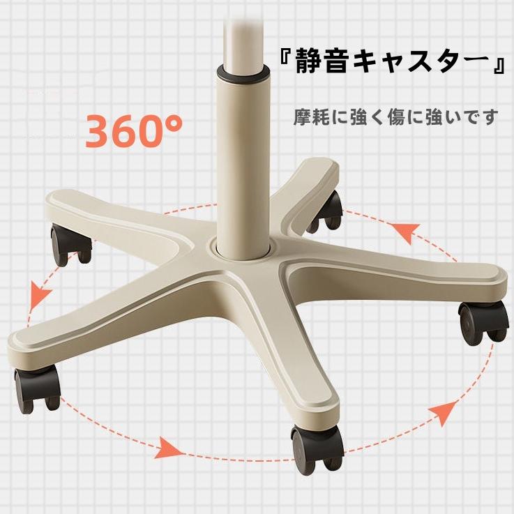 オフィスチェア 360°回転椅子 可愛い キャスター付き PUレザー