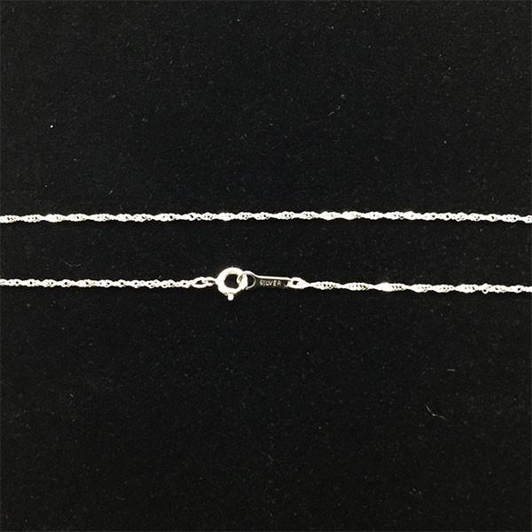 同梱不可 Sv925 チェーン ネックレス シルバー シルバー925 シンプル スクリュー 0 1mm 純金 40cm Silver ネックレス ペンダント 14print Com Br