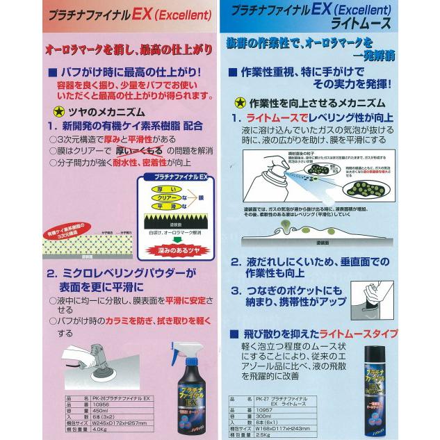 UNICON 石原ケミカル プラチナファイナルEX 450ml オーロラマーク 光沢