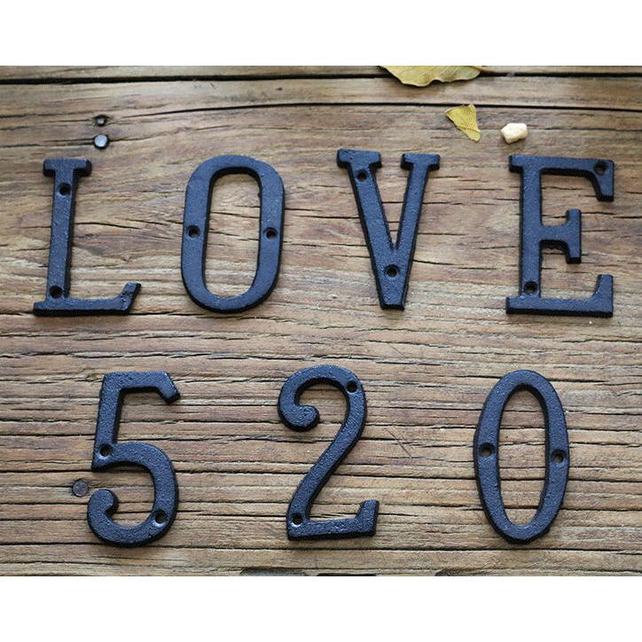 アイアン雑貨 アイアン アルファベット イニシャル Metal Letter 鋳物