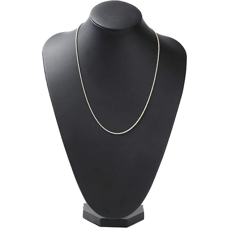 ハッピーグッツショップ K18 ネックレス ロープ チェーン 60cm ゴールド レディース メンズ18金 18k 首飾り チェーン K18WG2ctダイヤモンドテニスブレスレット