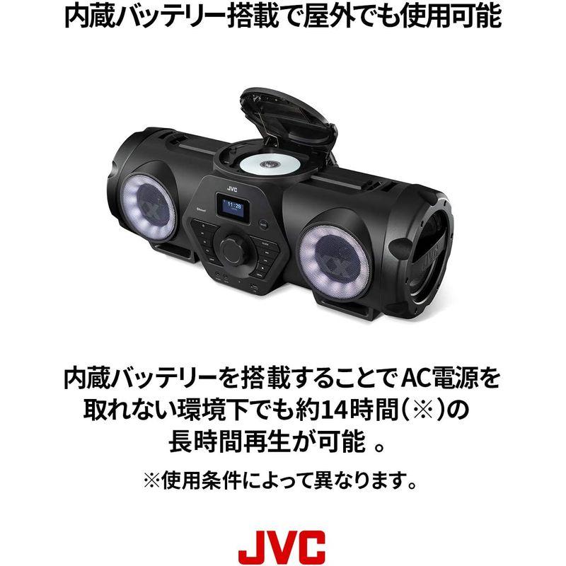 新しいブランド JVC RV-NB250BT XXシリーズ 重低 Bluetooth?搭載オールインワンCDシステム  ツインウーファー・ハイパワーアンプ搭載 スピーカー