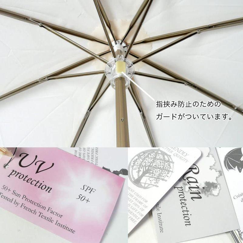 新価格Guy de jean 折畳み傘 雨⁄日傘兼用：グレーハウンド（プルーン