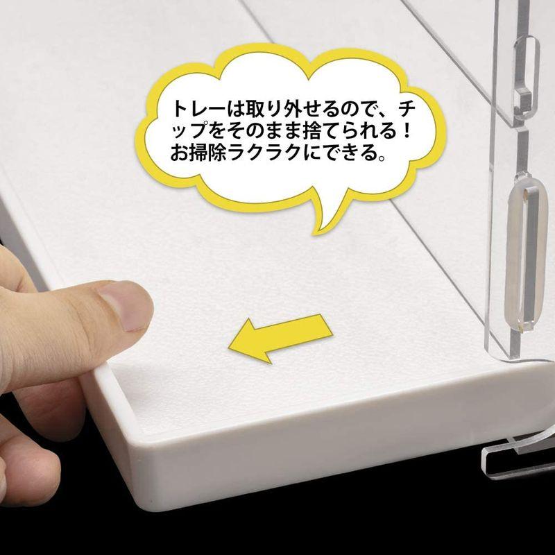 YOKITOMO ハムスターケージ フクロモモンガ ケージ 透明 組立式 持ち運びやすい トレーデザイン お掃除しやすい 通気 ２階デザイン ハムスターケージ フクロモモンガ ケージ 透明 組立式 持ち運びやすい トレーデザイン お掃除しやすい 通気 ２階デザイン