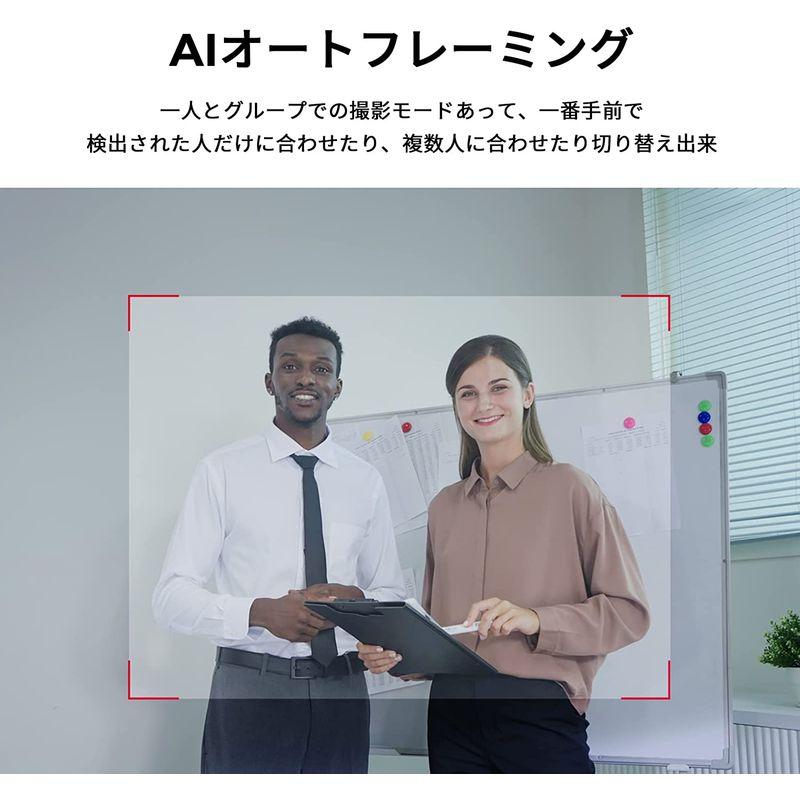 OBSBOT Meet 4K webカメラ AIオートフレーミング オートフォーカス 背景ぼかし/背景変更 HDR機能 マイク内蔵 usb接 4K AIオートフレーミング HDR機能 Meet webカメラ オートフォーカス 背景ぼかし/背景変更 マイク内蔵 usb接 fps