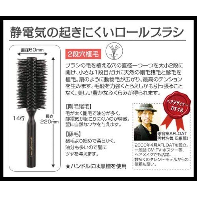 新しい新しいホンゴ ロールブラシ ヘアケアロール K-408 ヘアブラシ 1個 (x 1) ヘアブラシ、くし ラッキーウィンク マルチフットケアブラシ 1個 (x 1)