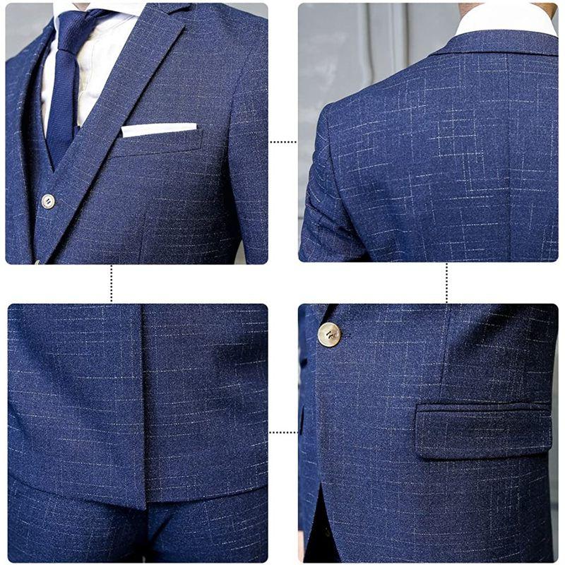 CEEN スリーピース メンズ オシャレ スタイリッシュスーツ ビジネス・パーティー 春秋 スリーピース メンズ オシャレ スタイリッシュスーツ ビジネス パーティー 春秋