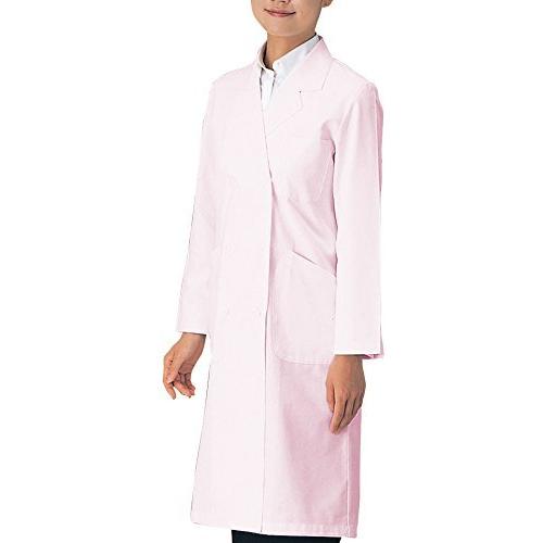 限 定 販 売 カラ ラボコート71 075 アズワン M 1 9193 18 ピンク 白衣 診察衣
