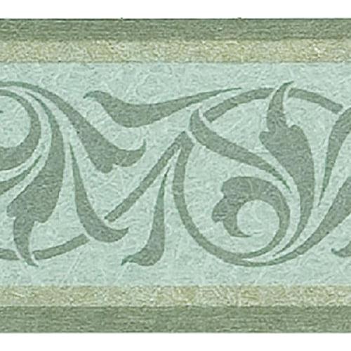 ブランドのギフト リリカラ Lilycolur リリカラ Lw 2875 グリーン 花柄 エレガンス トリムボーダー32本 内装