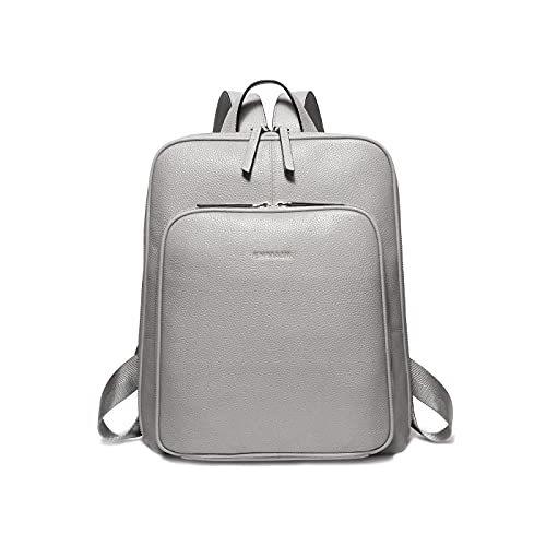 Enmain 3way リュックレディース 本革レザー ビジネス 女性用 バックパック 女性用 軽量 ショルダー 大容量 軽量 大容量 通勤 大人 A B07wskfl25 2521 グレーalb06a 通学 アイアンピース 防水 旅行 ネットショップ