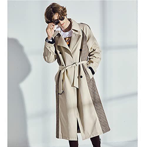 正規品質保証 メンズロングトレンチコート膝下丈 L 180 パーカー Kgplast Com