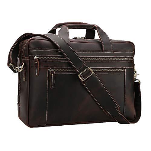 Mskw ビジネスバッグ ファッション メンズ 本革 牛革 自立 ブリーフケース かばん男性用 超大容量 好きに收 は可能 自立 大容量 出張 通勤 対応 ネットショップ アイアンピース 2way A B09y2dxr 25 安心の定価販売