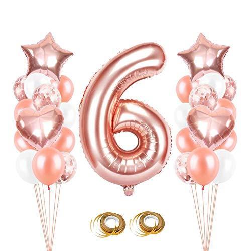 6歳誕生日風船 0到9歳 誕生日 飾り付け セット 数字バルーン 組み合わせ ローズゴールドホワイトバルーン A B08jty7tv9 ネットショップ アイアンピース 通販 Yahoo ショッピング