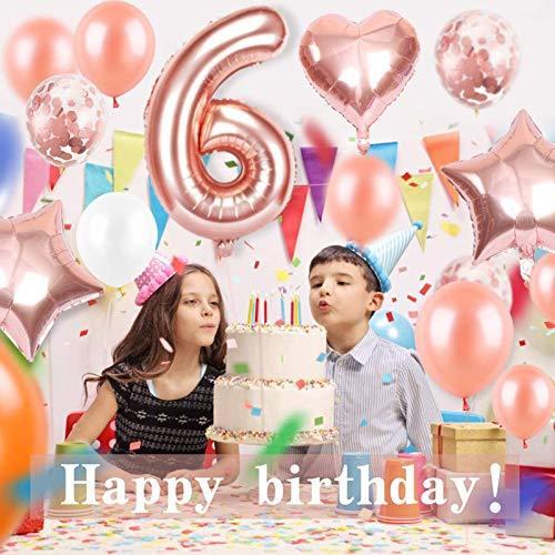 6歳誕生日風船 0到9歳 誕生日 飾り付け セット 数字バルーン 組み合わせ ローズゴールドホワイトバルーン A B08jty7tv9 ネットショップ アイアンピース 通販 Yahoo ショッピング