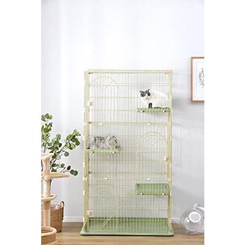 一番の グリーン ペットケージ 多頭 多頭飼い 脱走防止 保護 留守番 多段 ハウス ネコ キャットハウス おしゃれ 猫ゲージ 3段 キャットケージ ケージ 猫 Kimito 猫用品 Www Festivaldechaillol Com