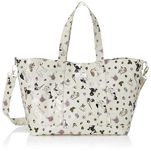 ルートート 綿 Pvcラミネート加工 大容量 レディースファッション トートバッグ 赤ちゃんを連れてのお出かけに必要なアイテムが入るように また 抱っこしたまま中の物を取り出しやすいようにデ A B09llqgvy6 2519 ルートート マザーズバッグ Eu レディース バッグ