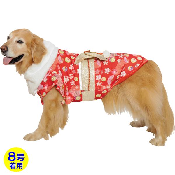 大型犬用9号）晴れ着【桃】 : 大型犬用品専門店 アイアンバロン - 通販