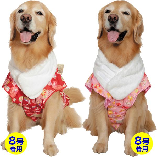 大型犬用9号）晴れ着【桃】 : 大型犬用品専門店 アイアンバロン - 通販
