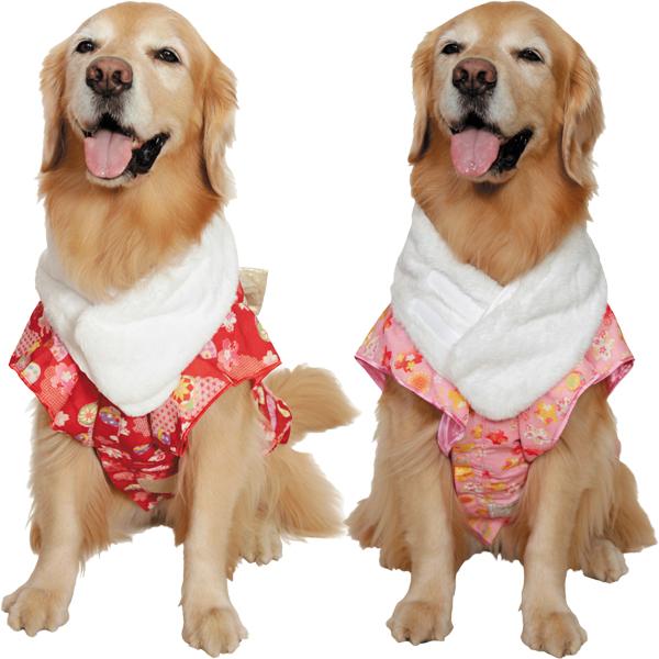 大型犬用8号）晴れ着【桃】 : 大型犬用品専門店 アイアンバロン - 通販