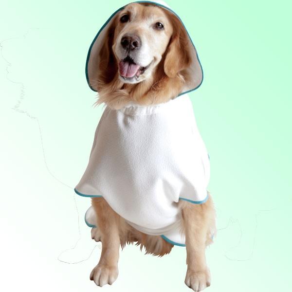 （大型犬用）即着用・高吸水バスローブ（ホワイト）_8