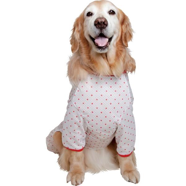 OUTLET】（大型犬用）クールクール 背中開きパジャマ 中（JL)サイズ