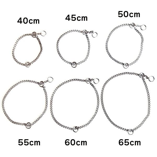 大型犬用 チタンチョークチェーン 60cm マンテル型 両端ステンレス Choke 60 大型犬用品専門店 アイアンバロン 通販 Yahoo ショッピング