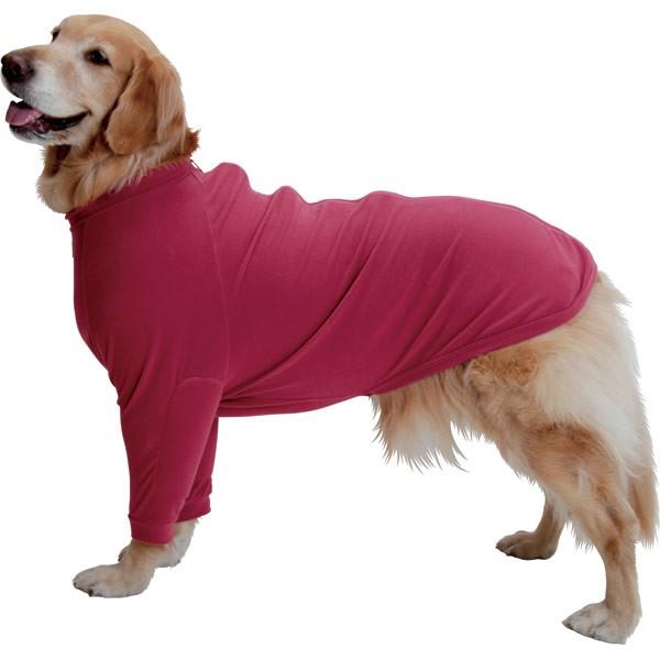 大型犬用・背中ファスナー）肘ハニカム当て付長袖T : 大型犬用品専門