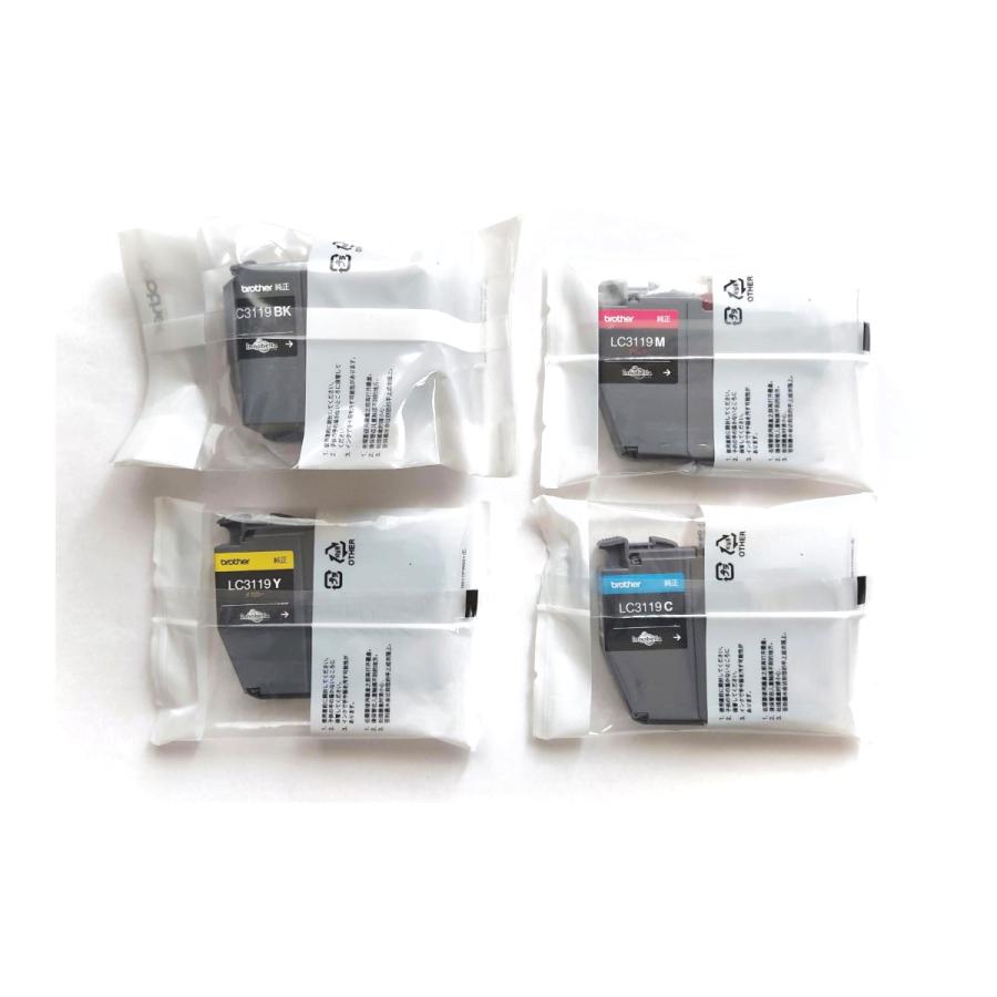 brother純正 インクカートリッジ4色パック(大容量) LC3119-4PK 箱なし  