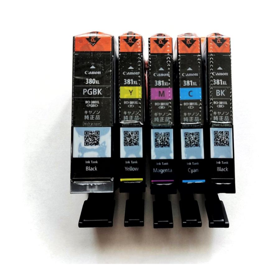 キヤノン（Canon） 大容量 純正 インクカートリッジ BCI-381XL(BK/C/M