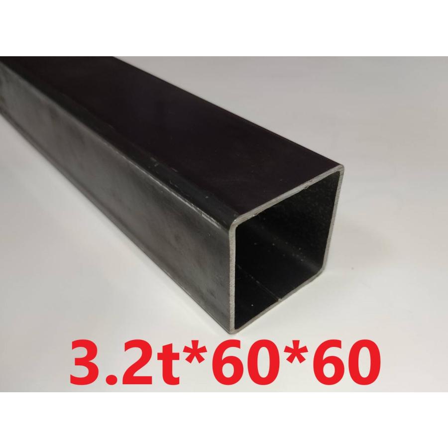 スチール角パイプ(中径角 STKR):3.2*60*60 L=2301〜2400mm 黒 スチール角パイプ(中径角 STKR):3.2*60*60 L=2301〜2400mm 黒