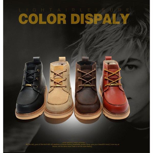 チャッカブーツ トレッキングシ ューズ 革靴 ワ ークブーツ 靴 メンズブーツ 本 革 デザートブ ーツ シューズ 紳士靴 秋 冬 秋冬 一年中使用 大感謝セール