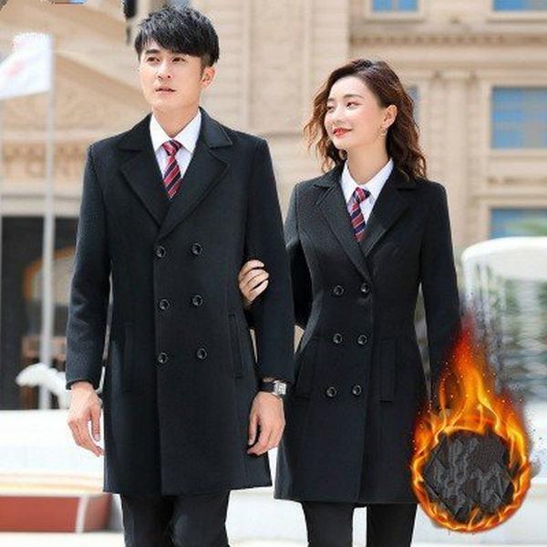 チェスターコート メンズ レディース ダブルブレスト コート ハーフコート メルトン スーツ風 アウター ビジネスコート 通勤 Keser No