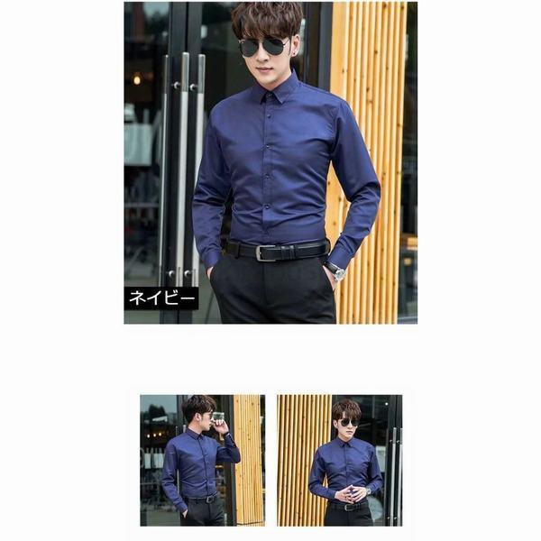 ワイシャツ 袖メンズシャツ ビジネスシャツ 紳士服 Tシャツ カジュアル 長袖シャツ 白シャツ ワイシャツ 大きいサイズ 30代 40代 50代 男性 ファッション C いろしるべストア 通販 Yahoo ショッピング