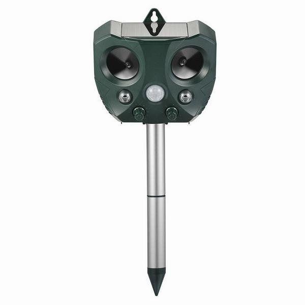 超音波 超音波動物撃退器 猫よけ 強力 ソーラー Usb充電 モード調節可能 ネコ 糞 対策 糞 尿 獣害 鳥害 犬 ネズミ 野生動物対策器 円高還元