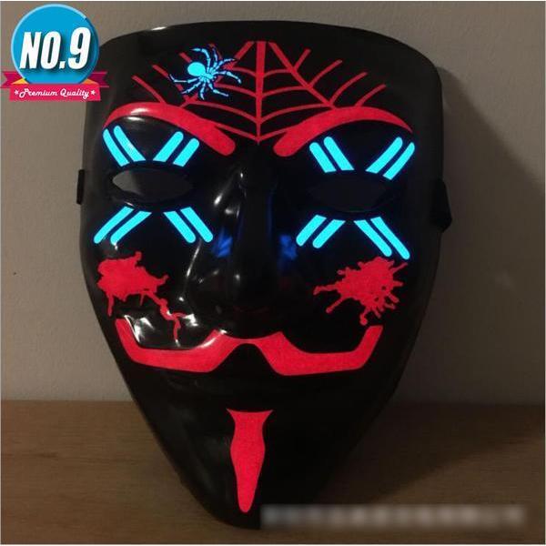 今日の超目玉 仮装 変装 ハロウィン 仮面 マスク コスプレ Halloween ホラーマスク ハロウィーン 光るマスク 電池ボックス付き ハロウィン仮装 お化け ホラー マスク 個性的 かっこいい 変装グッズ フェイスマスク 男女兼用