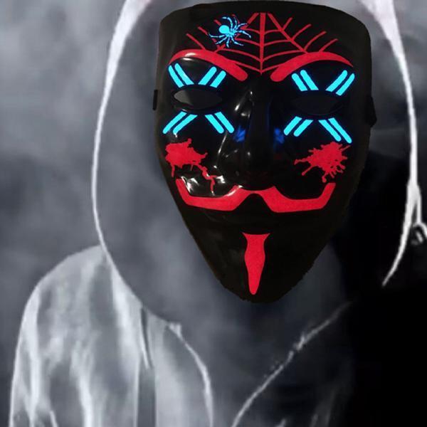 今日の超目玉 仮装 変装 ハロウィン 仮面 マスク コスプレ Halloween ホラーマスク ハロウィーン 光るマスク 電池ボックス付き ハロウィン仮装 お化け ホラー マスク 個性的 かっこいい 変装グッズ フェイスマスク 男女兼用