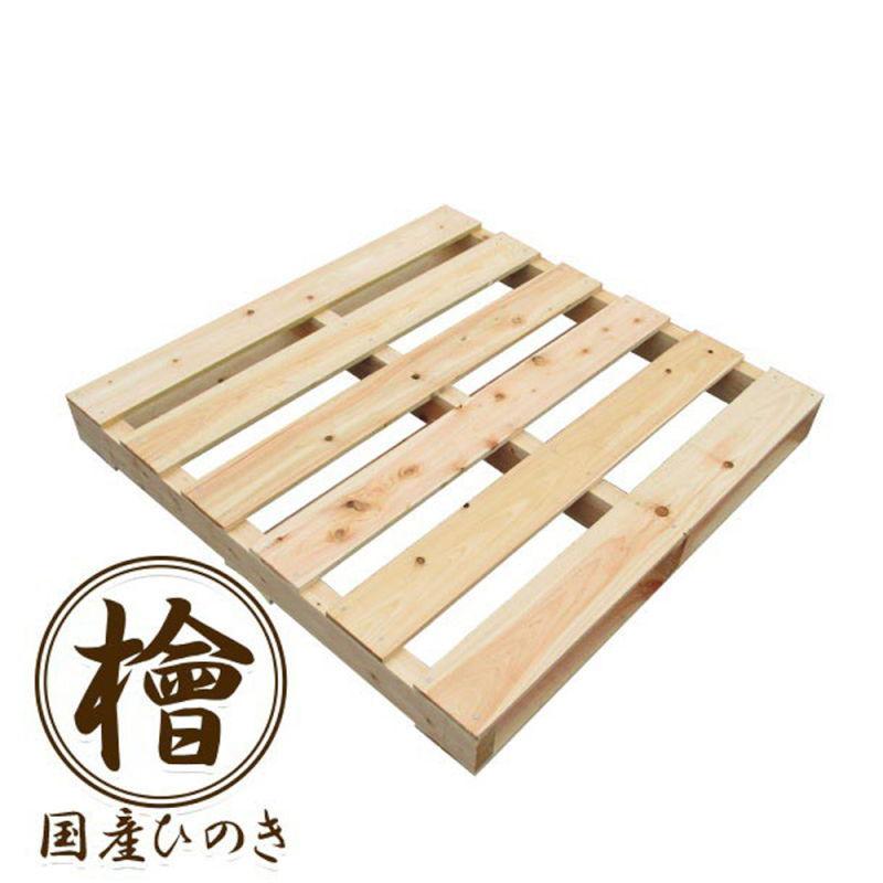 ニッペ DIY用 木 国産ひのき 木製パレット DIY用木材 自分で組立式パレット 800×1000×110mm 1枚セット｜irotoiro