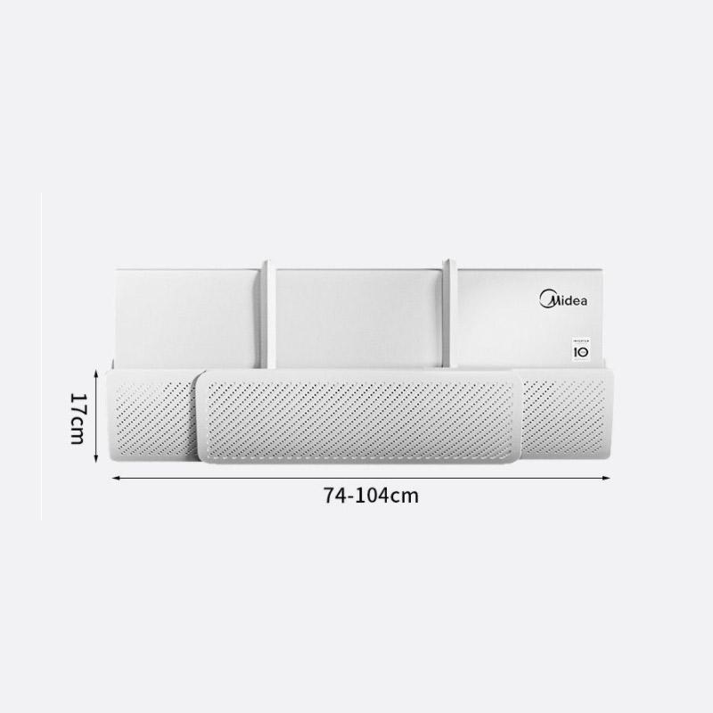 即納 エアコン 風よけ風除け風向き 長さ調整可クーラー直撃風対策 換気空気循環 風よけ板 カバー エアコンルーバー エアコン用カバー 結露防止 省エネ 送料無料｜irtrdr｜13