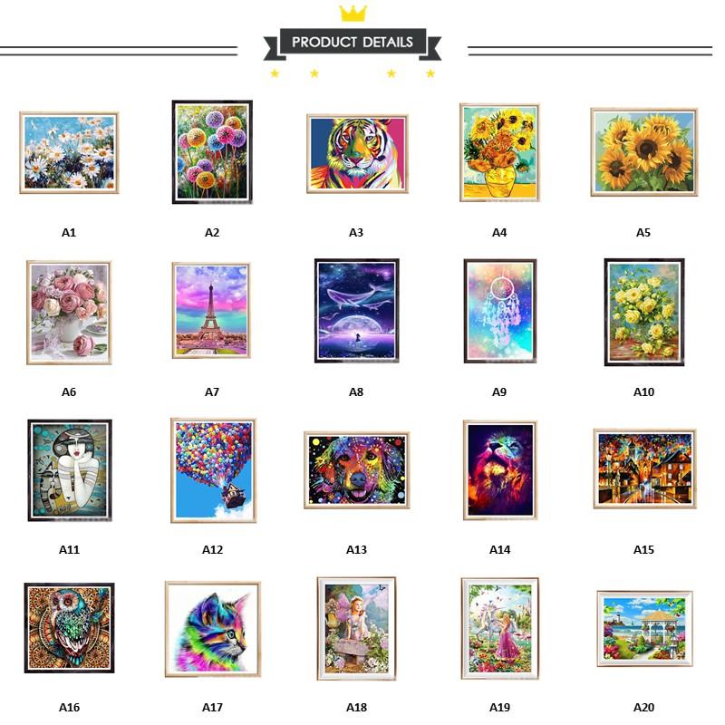 2点10％off!!ダイヤモンドアート 初心者 キット 花海猫 ビーズ