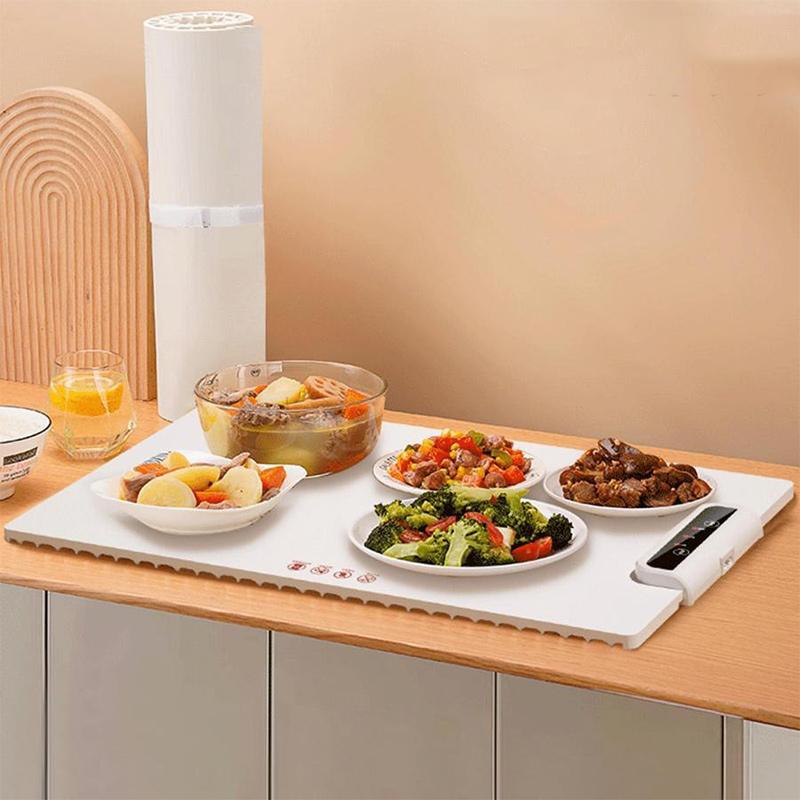 即納 ホットプレート 電気保温トレイ 食品保温プレート 折りたたみ式 3