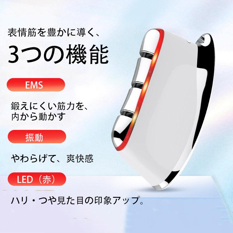 美顔器 EMS リフトアップ効果 振動 かっさ美顔器 電動かっさ 小