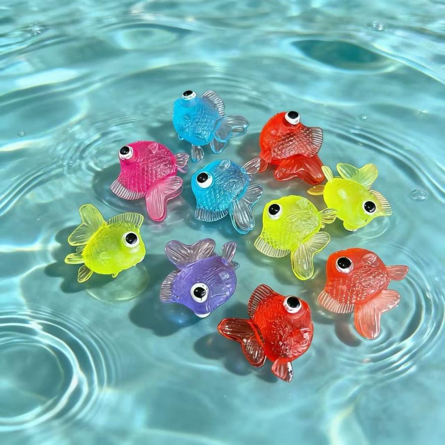 お祭り☆くまさん☆金魚すくい 金魚すくい 人形すくい やわらかミニきんぎょ(100個) お祭り すくい